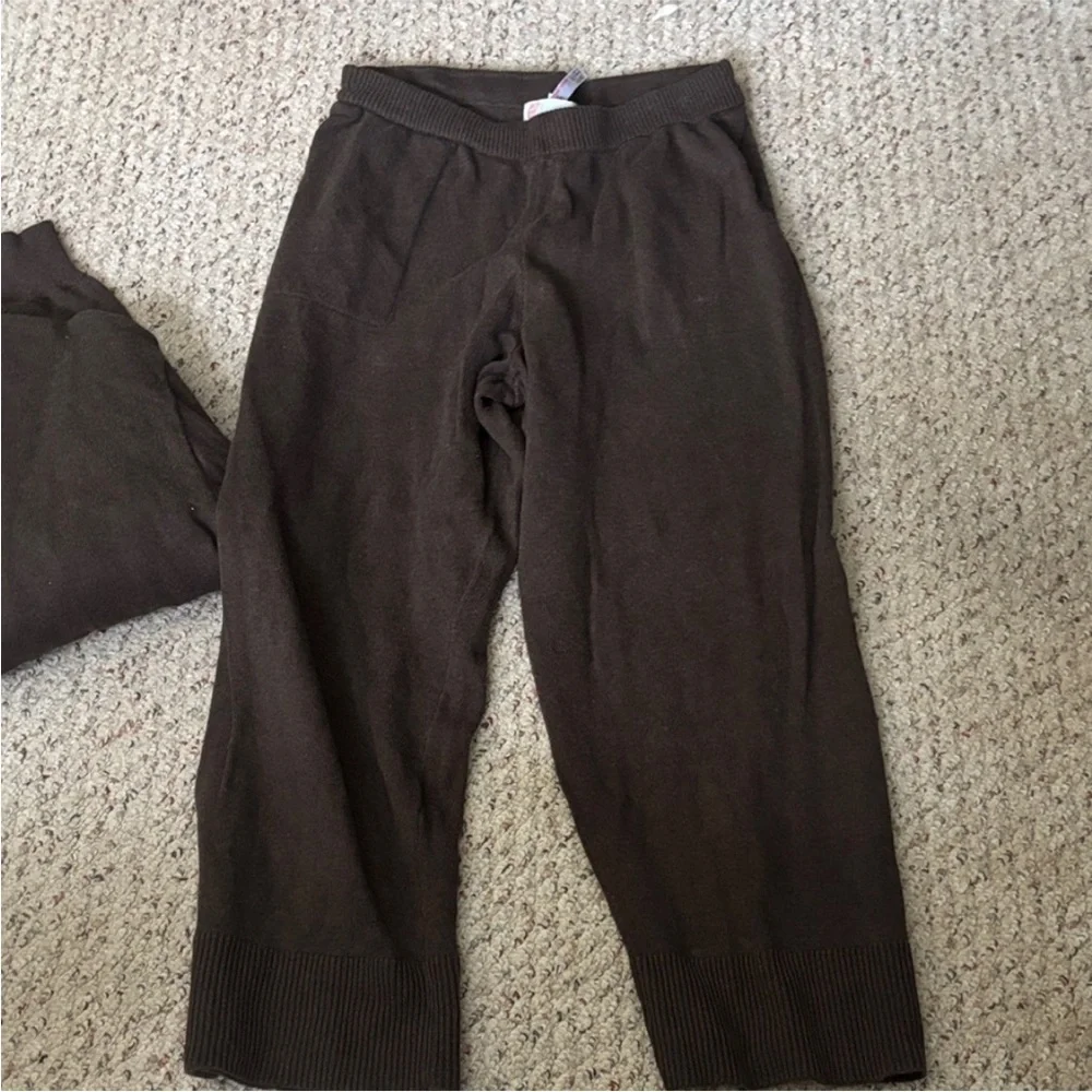 Free People beach Brown Cardigan Set XL - Picture 4 of 9